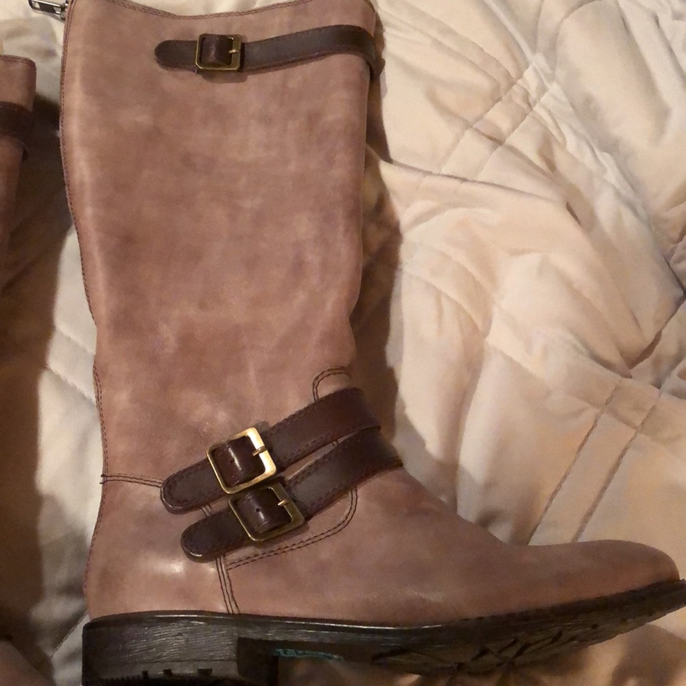 NEW in BOX -Montana Gavyn Grey Leather Riding Boots - Picture 3 of 7